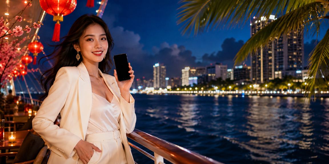 Người chơi tại Nha Trang đăng ký tài khoản nhận thưởng dịp Tết trong không khí lễ hội rộn ràng