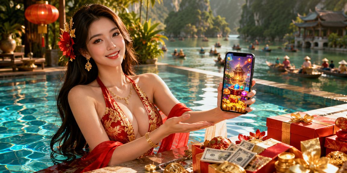 Người dùng tại Ninh Bình sử dụng ứng dụng xổ số trong không khí lễ hội