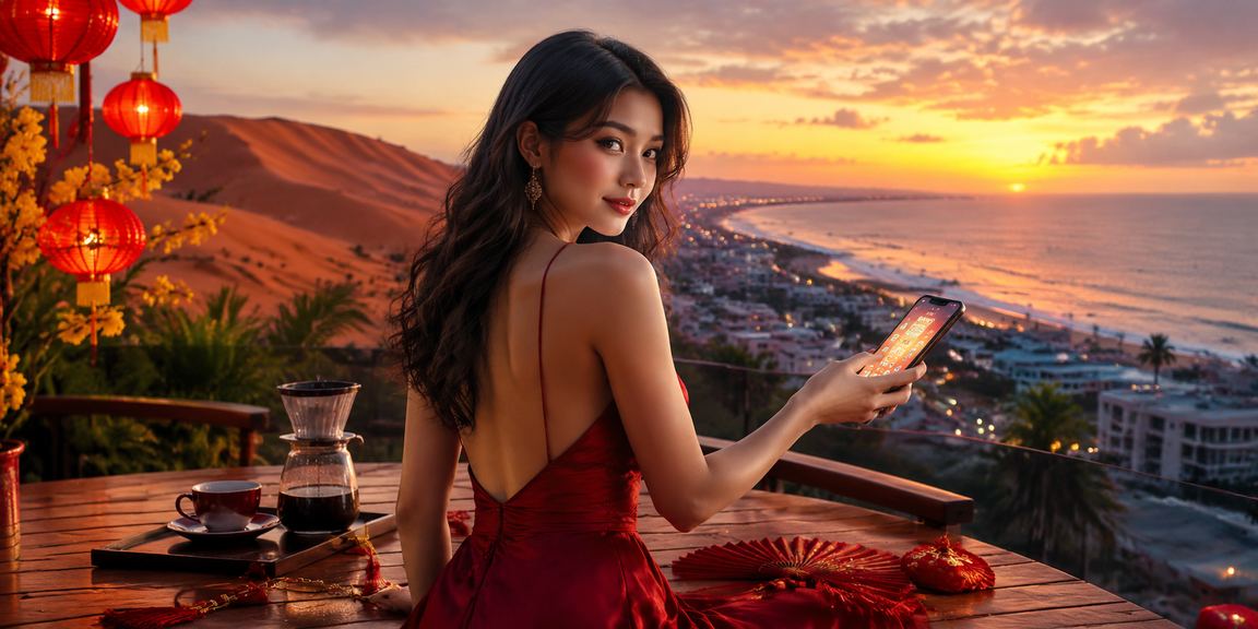 Không gian casino Việt Nam với ánh đèn vàng ấm – người chơi tập trung nhập mã ưu đãi trước khi bắt đầu